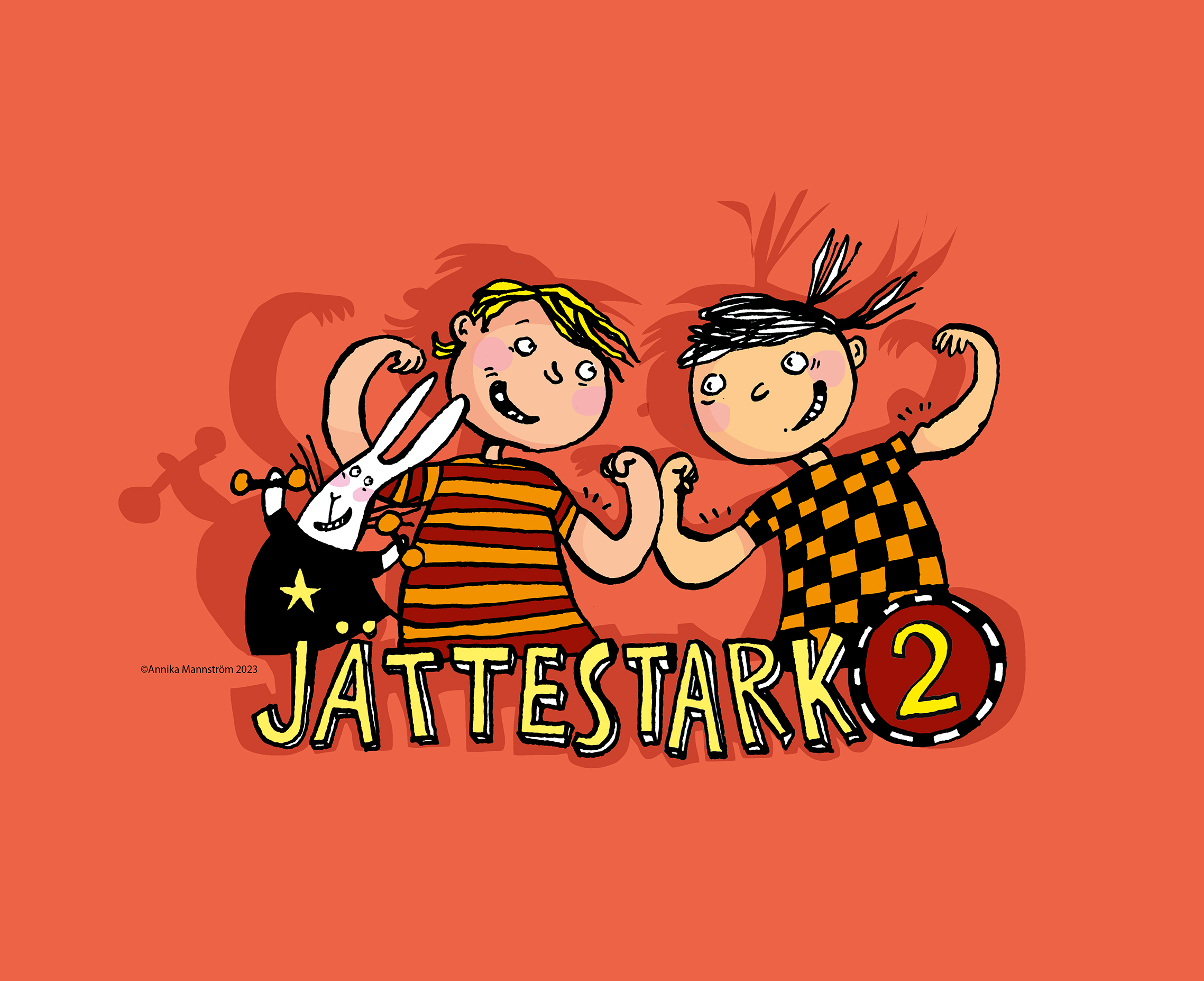 En reklambild för jättestark projektet.